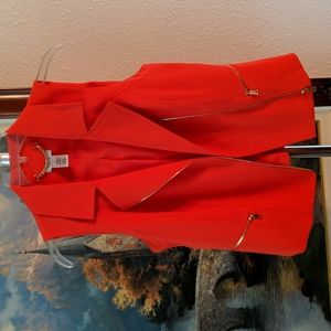 Cache Sleeveless Zip Vest /Size 6